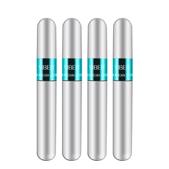 MegaCurl™-Dual-brush 4D Black Silk Fiber Long Curling Lengthening Mascara