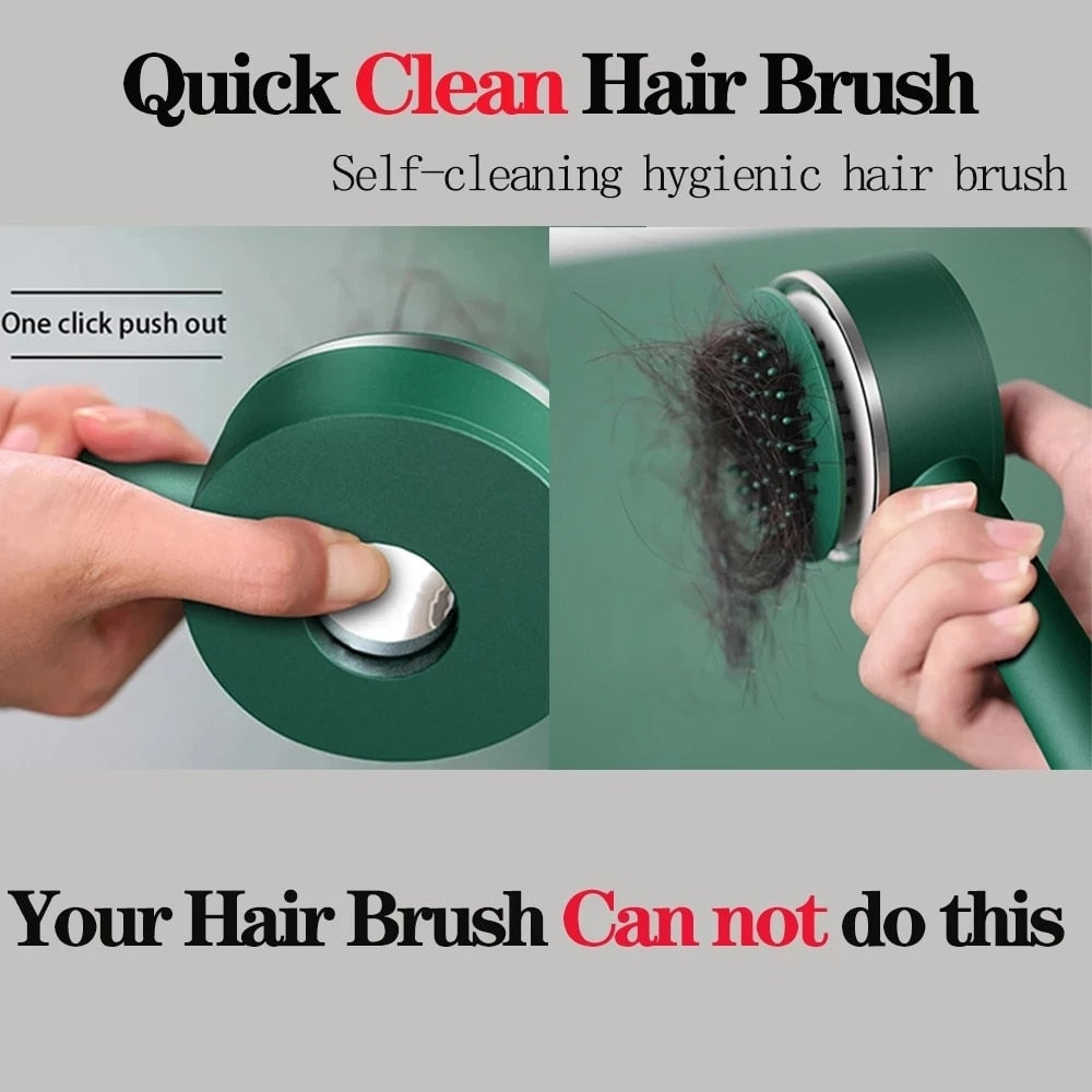 Self-cleaning Hair Brush