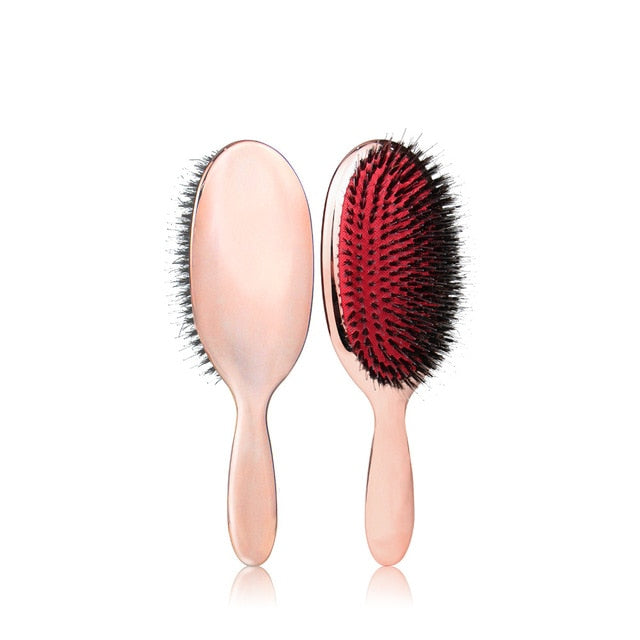 Boar Bristle Paddle Hair Brush