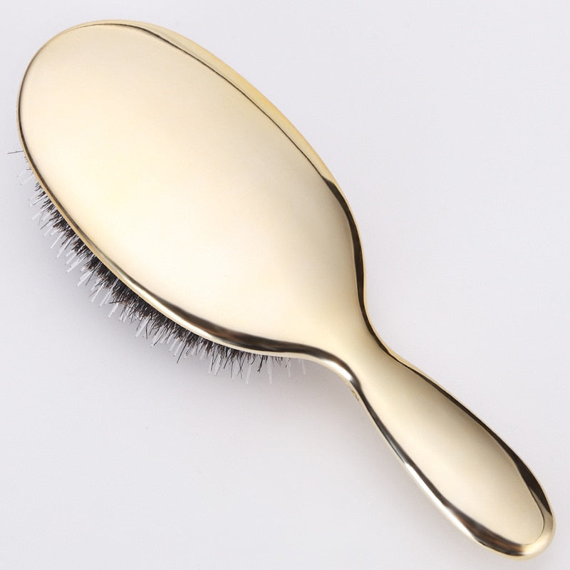 Boar Bristle Paddle Hair Brush
