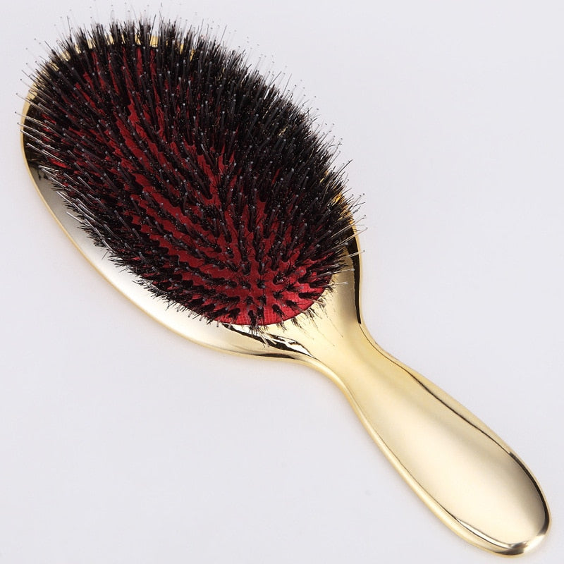 Boar Bristle Paddle Hair Brush
